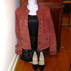Perfect for fall! Genuine Suede Jacket/Blazer
